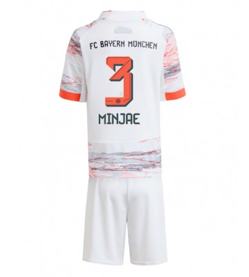Bayern Munich Kim Min-jae #3 Replica Away Stadium Kit for Kids 2025-26 Short Sleeve (+ pants)